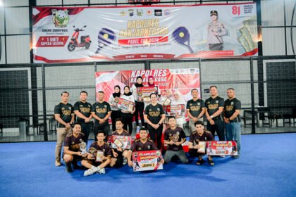 Para juara Padel Kapolres Banjarnegara Cup 2026