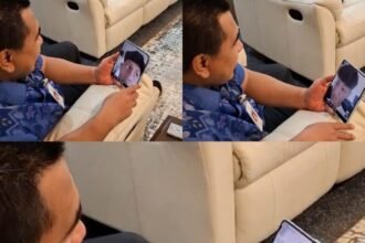 Wagub Jateng saat melakukan video call dengan korban bullying di Kebumen