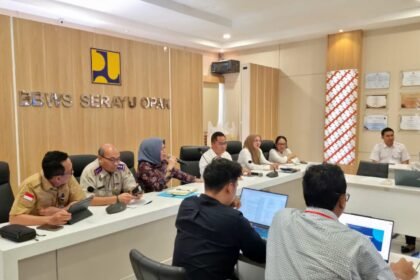 Rapat koordinasi terkait pembangunan infrastruktur pada lahan di lingungi