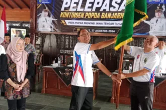Pelepasan atlet pelajar Banjarnegara jelang Popda Jateng 2026