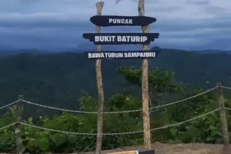 Keindahan panorama Bukit Baturip di Bantarsari, Cilacap.