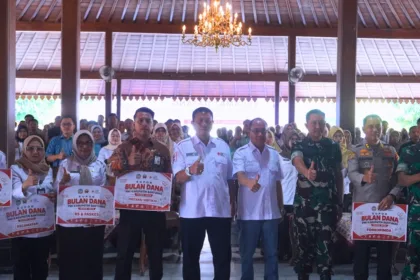 Pemkab Banyumas bersama Kodim 0701/Banyumas resmi mencanangkan Bulan Dana PMI Kabupaten Banyumas Tahun 2026 di Pendopo Si Panji Purwokerto, Rabu (2/9/2026).(Foto: Pemkab Banyumas)