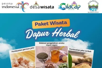 Salah satu paket wisata ketika berlibur ke Desa Kamulyan, Bantarsari, Cilacap. (Foto: TikTok @pokdarwis.kamulyan)