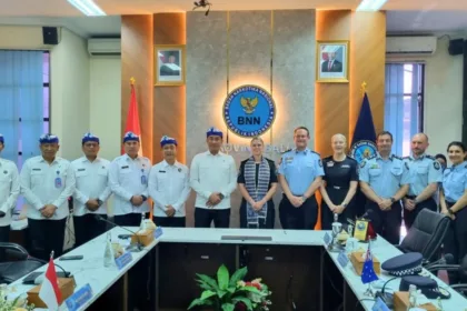 Badan Narkotika Nasional (BNN) RI dan Australian Federal Police (AFP) resmi memperpanjang kemitraan strategis dalam menangani ancaman peredaran narkotika lintas negara.(Foto: Biro Humas dan Protokol BNN)