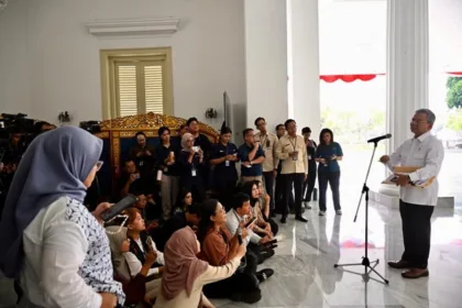 Menteri Keuangan Suahasil Nazara saat menggelar jumpa pers di Jakarta.(Foto: kemenkeu.go.id)