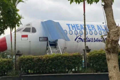 Lokawisata Baturraden dengan ciri khas pesawatnya. (Foto: Dok Warga)