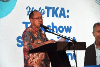 Bupati Banyumas Sadewo Tri Lastiono menghadiri acara Talkshow Sukses Tes Kemampuan Akademik (TKA) Jenjang SD di D'Garden Resto