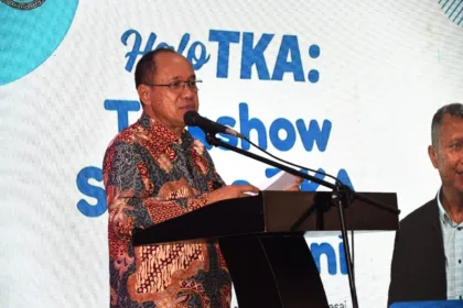 Bupati Banyumas Sadewo Tri Lastiono menghadiri acara Talkshow Sukses Tes Kemampuan Akademik (TKA) Jenjang SD di D'Garden Resto