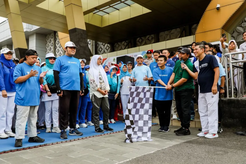 Wakil Gubernur Taj Yasin dalam peringatan Haornas tahun 2026 di GOR Jatidiri Semarang