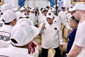 Presiden Prabowo melepas Kontingen Indonesia menuju Asian Games XX Aichi-Nagoya di Istana Negara, Jakarta