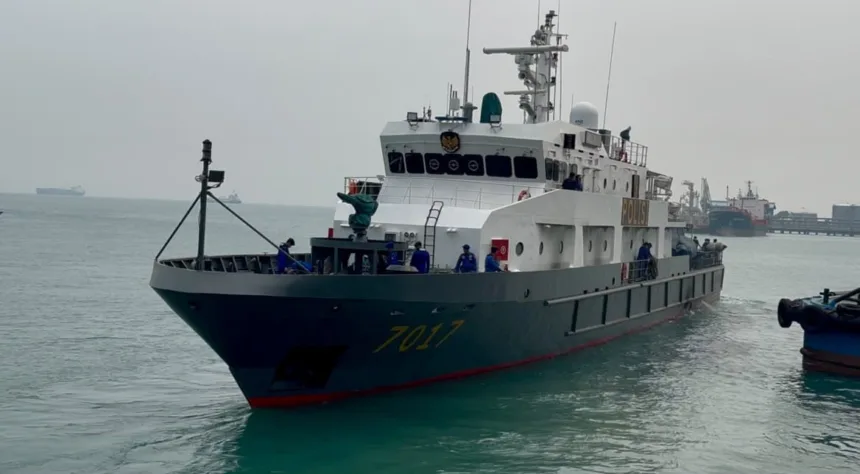 Kepolisian Negara Republik Indonesia (Polri) bersama tim SAR gabungan mengoptimalkan pencarian terhadap delapan korban kapal cepat KM Arupadatu 1 yang dilaporkan hilang kontak di perairan Selat Sunda, Banten. (Foto: Divisi Humas Mabes Polri)