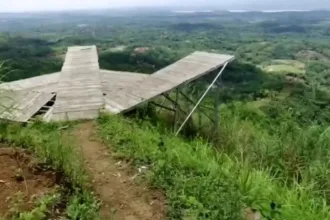Puncak Gunung Lanang menjadi daya tarik tersendiri dan menjadi daya tarik bagi wisatawan. (dok. Pemdes)
