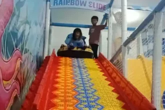 Wahana yang tersedia di Lautan Fantasy Playground Cilacap. (Sumber: TikTok @lautan_fantasy_playgrond)