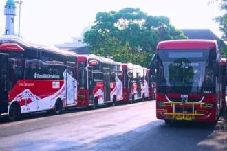 Seluruh layanan Bus Trans Banyumas kembali beroperasi penuh mulai Jumat (18/9/2026).(Dok Pemkab Banyumas)