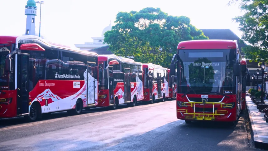 Seluruh layanan Bus Trans Banyumas kembali beroperasi penuh mulai Jumat (18/9/2026).(Dok Pemkab Banyumas)
