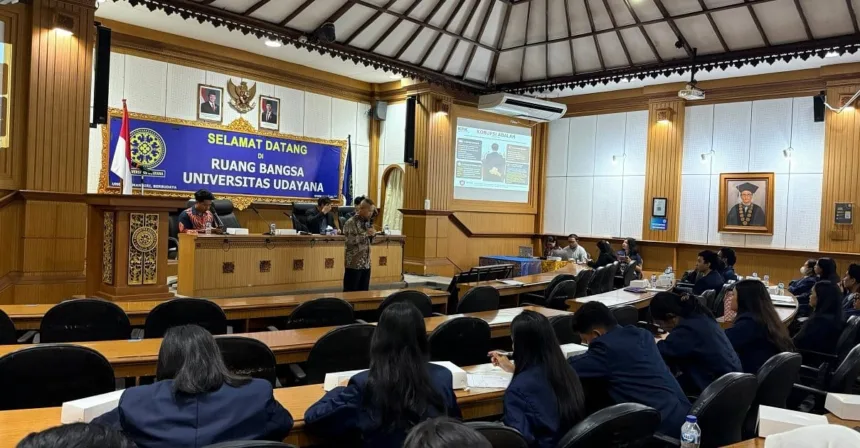KPK menggelar talkshow bertajuk “Think Big, Act Right: Membentuk Generasi Muda dengan Integritas dan Kepemimpinan dalam Membangun Masa Depan” di Universitas Udayana, Badung, Bali, Kamis (17/9/2026).(Foto: kpk.go.id)