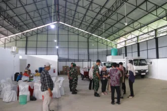 Tim saat melakukan verifikasi gedung KDKMP
