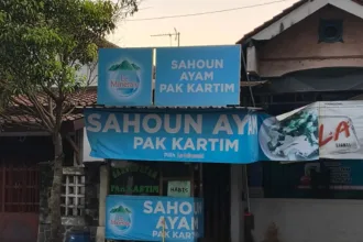 Sahoun Ayam Pak Kartim yang hanya bisa Anda temukan di Purwokerto. (Foto: Dok Mercusuarnews.co)