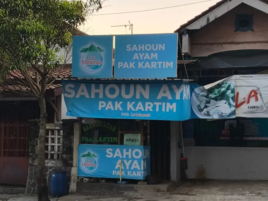 Sahoun Ayam Pak Kartim yang hanya bisa Anda temukan di Purwokerto. (Foto: Dok Mercusuarnews.co)