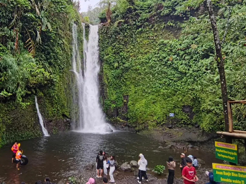 Keindahan Curug Ramun di Baturraden dengan filosofi nama wisata yang mendalam. (Foto: dok Mercusuarnews.co)
