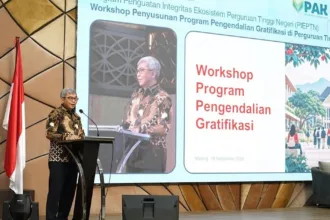 Ketua KPK, Setyo Budiyanto dalam acara penguatan integritas perguruan tinggi di Auditorium Algoritma, Fakultas Ilmu Komputer (FILKOM), Universitas Brawijaya (UB), Malang, Jumat (18/9).(Foto: kpk.go.id)