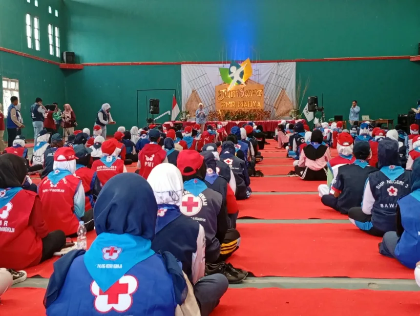 Jumbara PMR Banjarnegara diikuti ratusan peserta dari 49 SMP/MTs. Kegiatan mengasah keterampilan kepalangmerahan, kepemimpinan dan kepedulian sosial Gen Z.