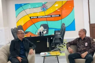 Bupati Banyumas, Sadewo Tri Lastiono, melakukan audiensi langsung dengan Kepala BKN, Prof. Dr. Zudan Arif Fakrulloh, di Kantor BKN Pusat, Jakarta.(Foto: Pemkab Banyumas)