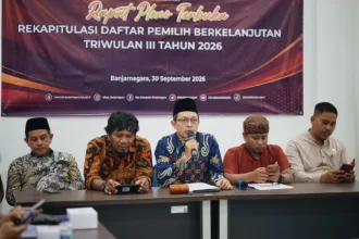 KPU Banjarnegara menetapkan 815.404 pemilih dalam PDPB Triwulan III 2026. Simak rincian pemilih laki-laki dan perempuan serta proses pemutakhiran data