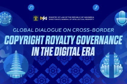 Flyer Global Dialogue on Cross-Border Copyright Royalty Governance in the Digital Era.(dok dgip.go.id)