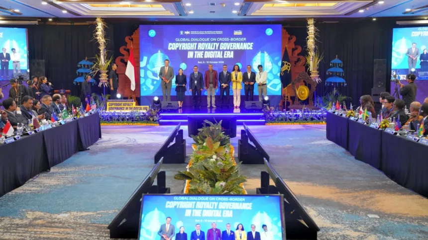 Forum Global Dialogue on Cross-Border Copyright Royalty Governance in the Digital Era di Bali.(Foto: dgip.go.id)