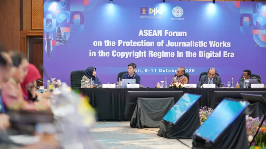 ASEAN Forum on the Protection of Journalistic Works in the Copyright Regime in the Digital Era 2026 yang digelar di The Patra Hotel, Bali.(Foto: dgip.go.id)