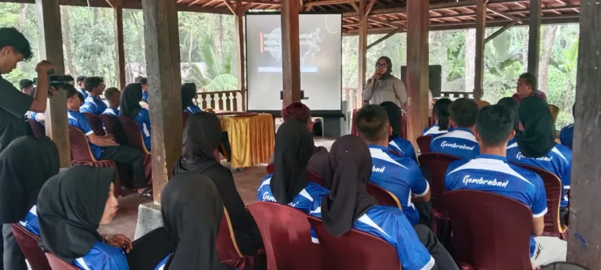 Atlet Porprov Banjarnegara saat mendapatkan pendampingan dari Spikolog